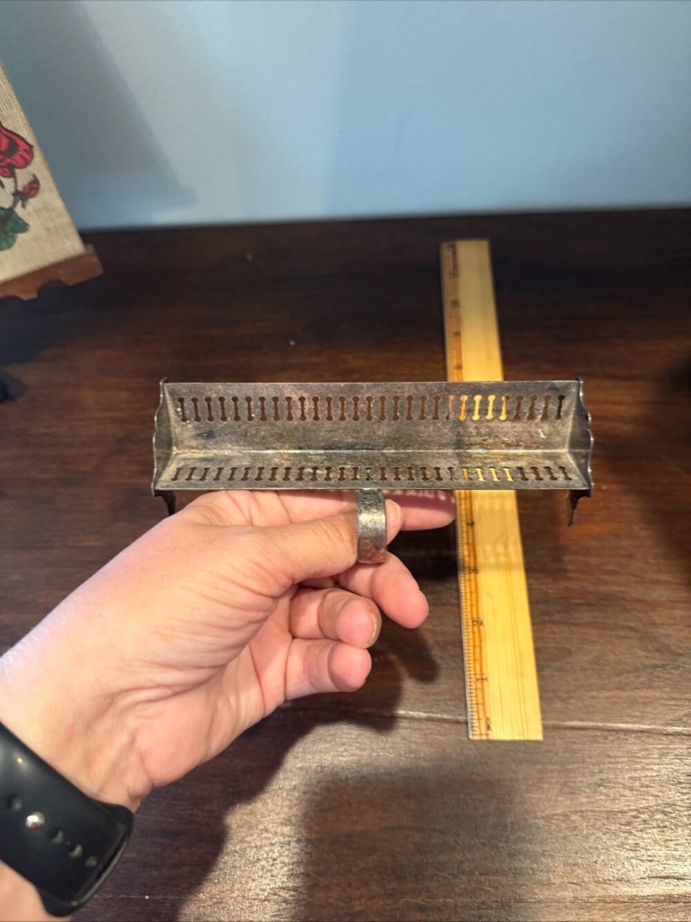 Vintage Nickel Silver Sugar Cube Tray